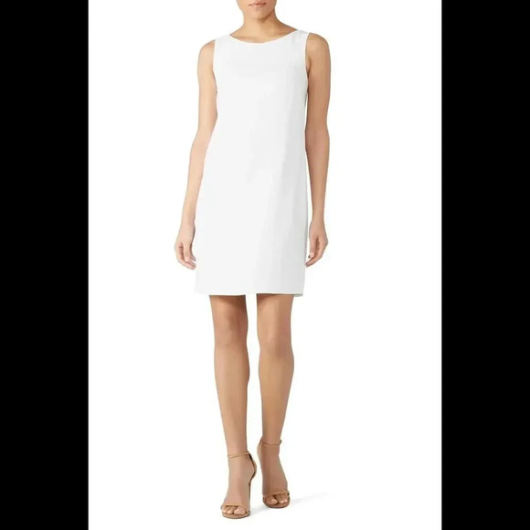 Trina Turk Sol White Shift Sleeveless Mini Dress SIZE 2 & 4 - Picture 1 of 9